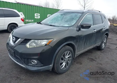 2015 Nissan Rogue Sl z USA, uszkodzony, nr VIN 5N1AT2MV0FC879953